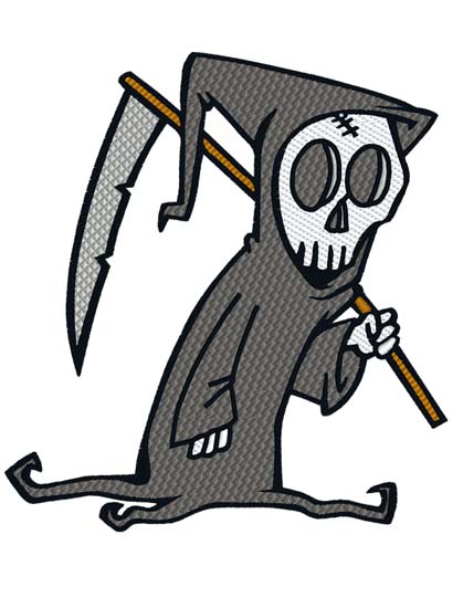 cat grim reaper cartoon